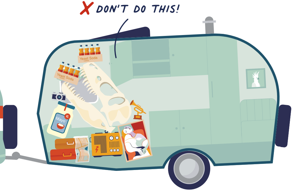 don't do this: frontload your caravan