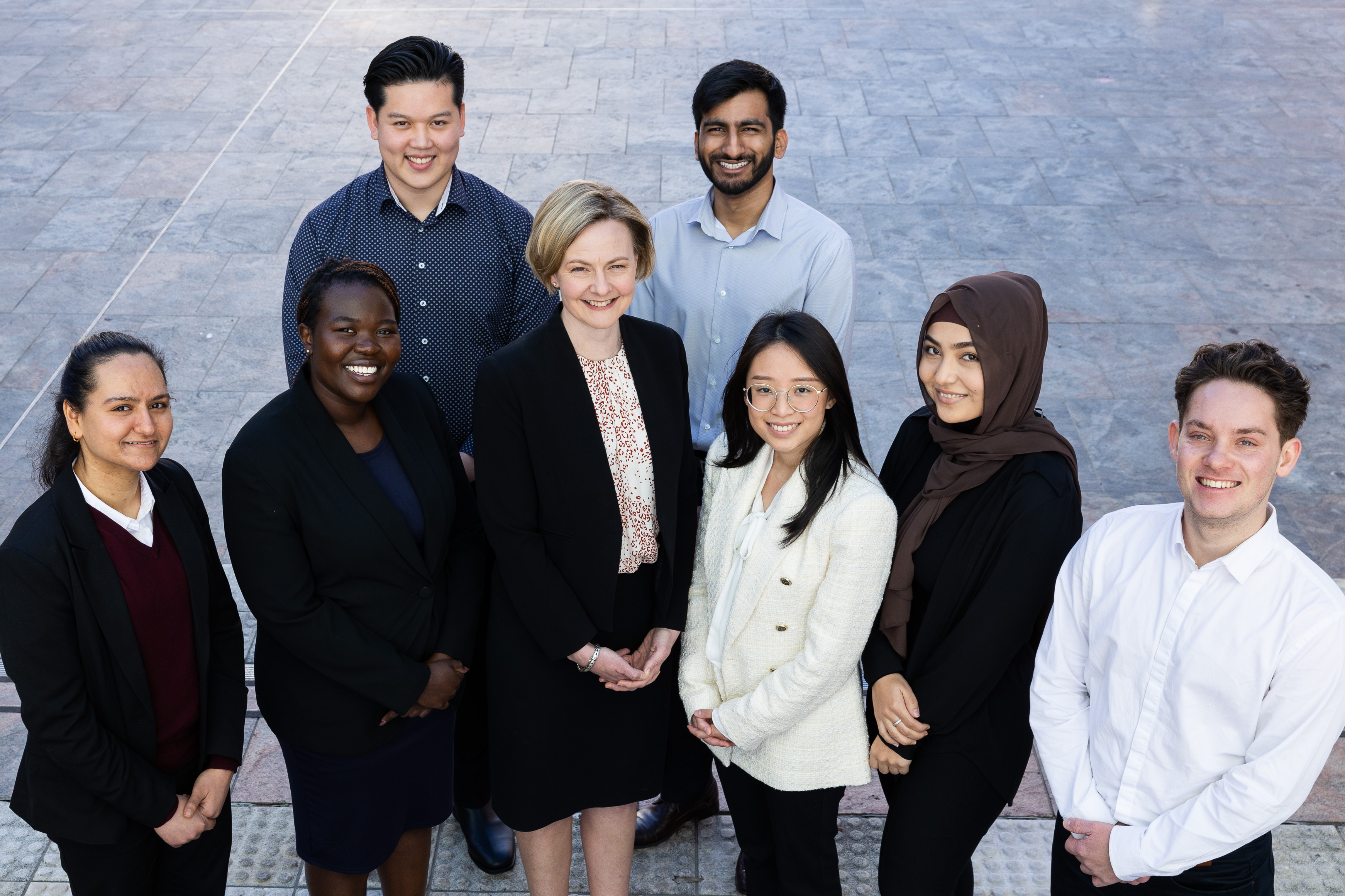 Photo of cadet program employees at the Office of the Auditor General