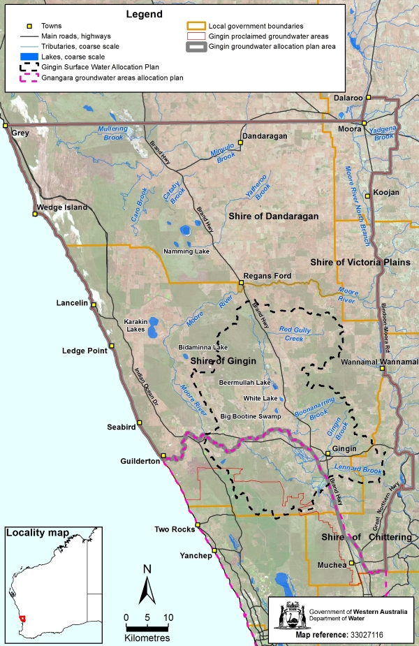 Gingin groundwater allocation plan area