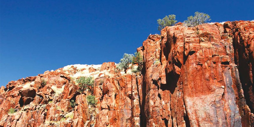 red rock hills