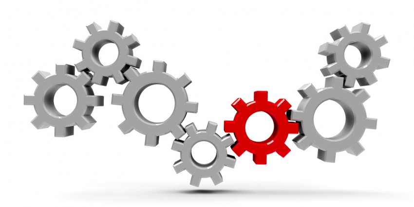 Images of connected cogs