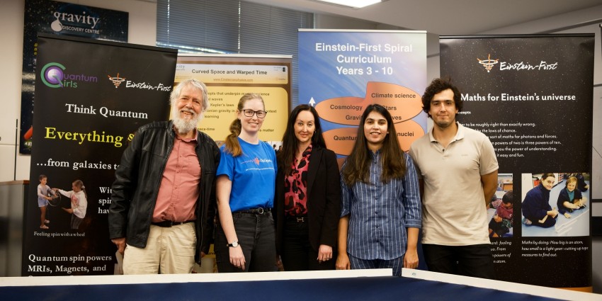 The team and Einstein First