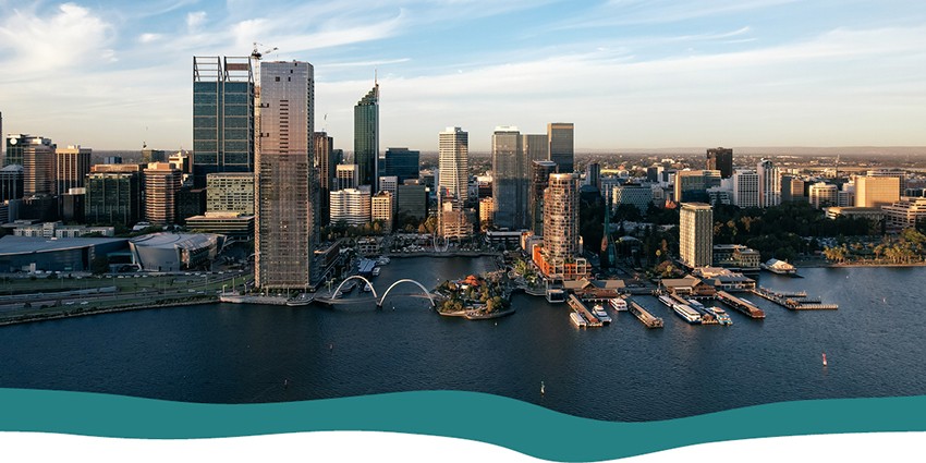 Perth city skyline