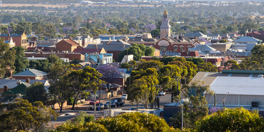 Landscape image of Kalgoorlie town centre
