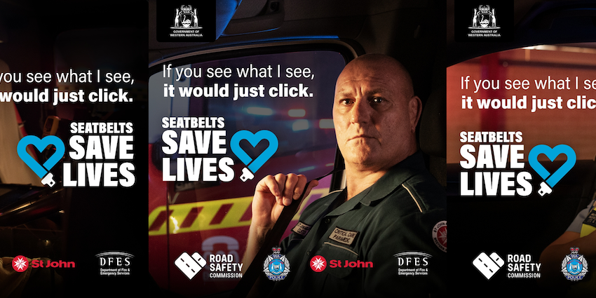 Seatbelts Save Lives campaign offers a candid insight into the true impact of not wearing a seatbelt when a crash occurs