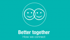 logo for the DWER value, better together
