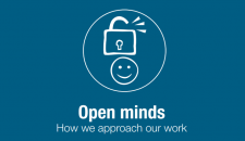 logo for the DWER value, open minds