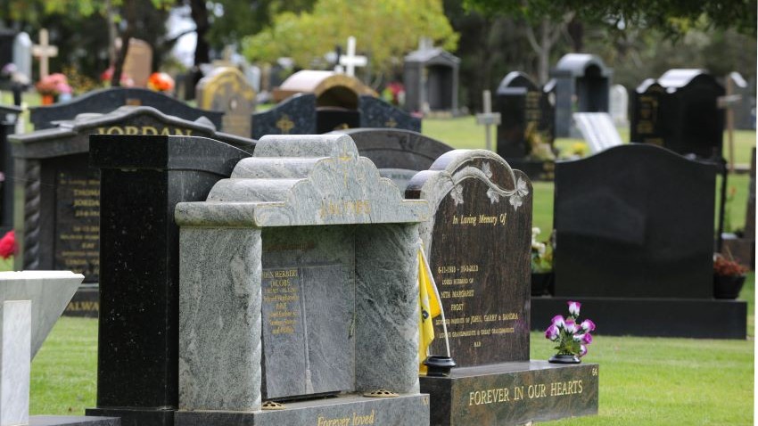 burial section at Rockingham Regional Memorial Park