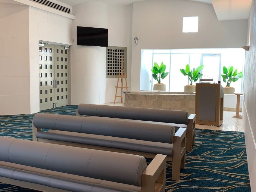 Dench Chapel seating