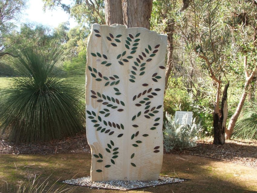 Limestone Tree of Life at Pinnaroo Chapel Precinct