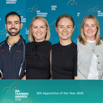 Four 2026 WA Apprentice of the Year finalists 